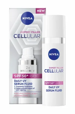 Nivea Cellular Expert Filler SPF50+ Daily UV Serum Fluid 30Ml^ Ansigtspleje