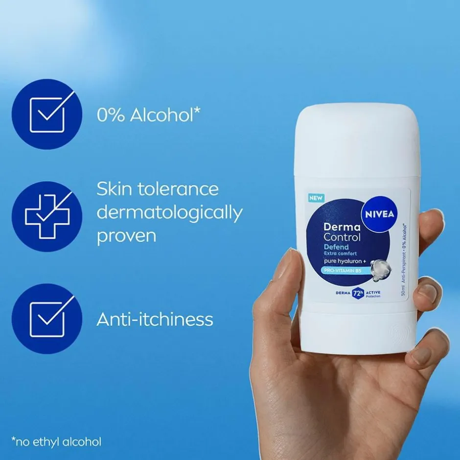 Nivea Derma Control Defend Stick 50 Ml^ Kropspleje