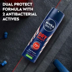 Nivea Dry Impact Deo Spray 150 ml^ Kropspleje|Kropspleje