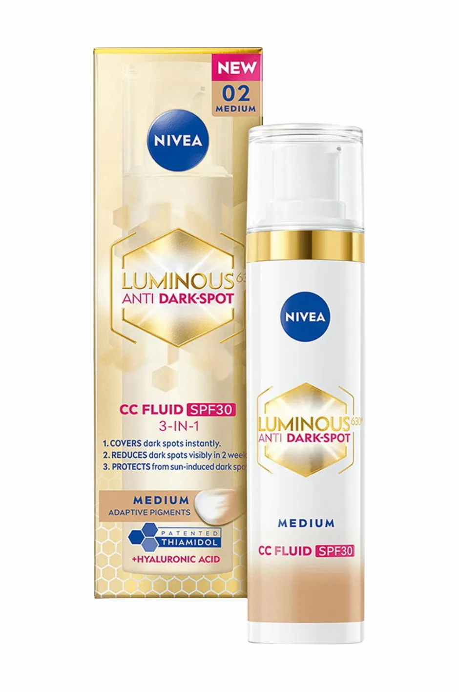 New LUMINOUS630 Anti Dark-Spot Cc Fluid 3-I-1 40Ml Ansigtspleje