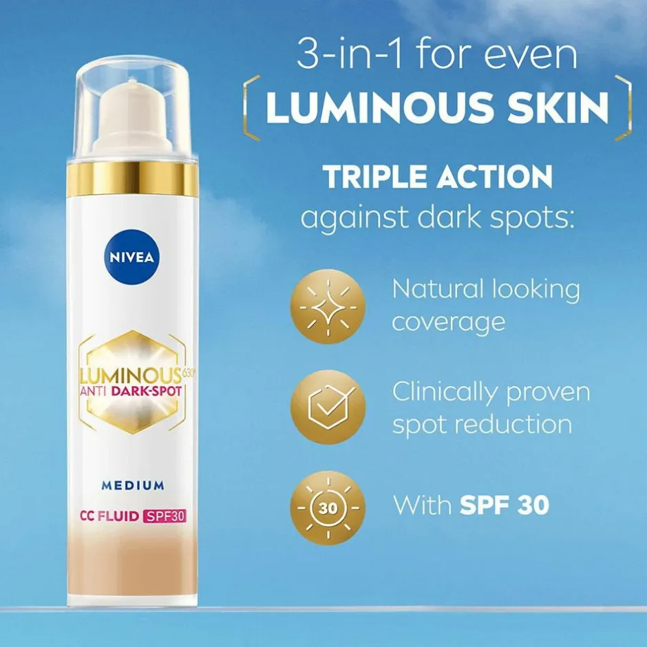 New LUMINOUS630 Anti Dark-Spot Cc Fluid 3-I-1 40Ml Ansigtspleje