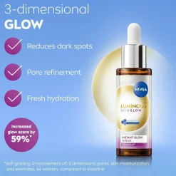 Nivea LUMINOUS630 Skin Glow Instant Glow Serum 30Ml^ Ansigtspleje