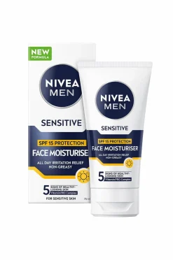 Hot Men Sensitive Moisturiser SPF15 75 ml Ansigtspleje|Ansigtspleje