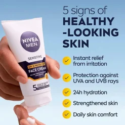 Hot Men Sensitive Moisturiser SPF15 75 ml Ansigtspleje|Ansigtspleje