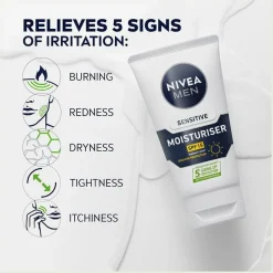 Hot Men Sensitive Moisturiser SPF15 75 ml Ansigtspleje|Ansigtspleje