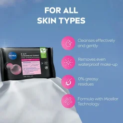 Nivea MicellAIR Expert Make-up Remover Wipes WP 20st^ Ansigtspleje