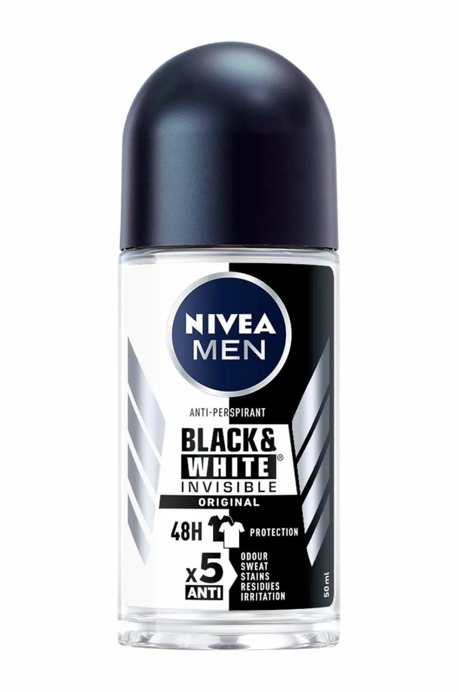 Nivea Men Black & White Original Roll On 50 ml^ Kropspleje|Kropspleje