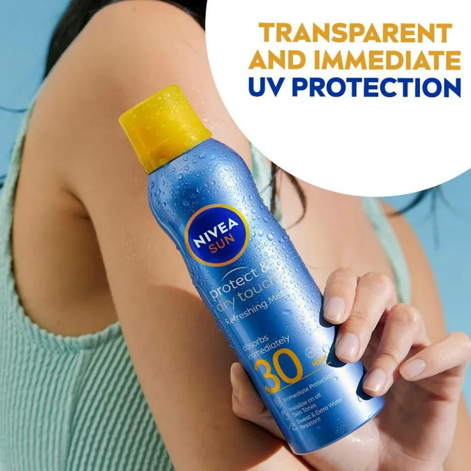 Nivea Protect & Dry Touch Sun Mist SPF 30 Sun 200 ml^ Kropspleje|Kropspleje
