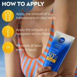 Nivea Protect & Moisture Invisible Finish Lotion Spf 50 150Ml^ Kropspleje|Kropspleje