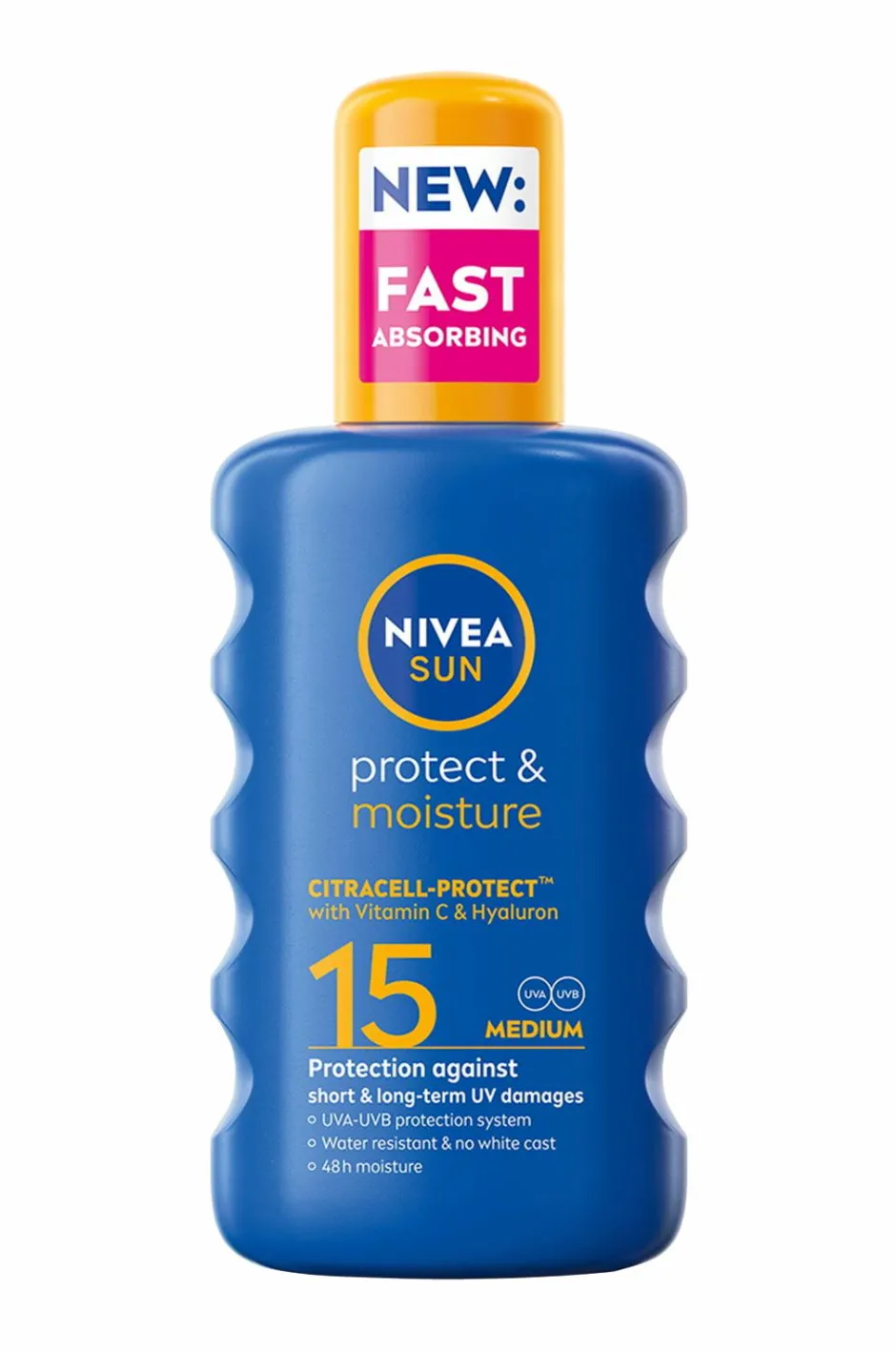 Nivea Protect & Moisture Sun Spray SPF15 200 ml^ Kropspleje|Kropspleje