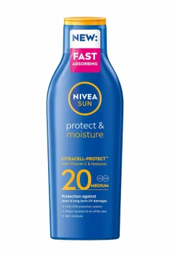Nivea Protect & Moisture Sun Lotion SPF 20 200 ml^ Kropspleje|Kropspleje