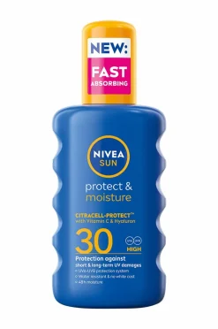 Nivea Protect & Moisture Sun Spray SPF30 200 ml^ Kropspleje|Kropspleje
