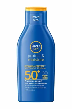 Nivea Protect & Moisture Sun Lotion Spf 50+ 100Ml^ Kropspleje|Kropspleje