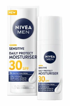 Nivea Sensitive Daily Protect Moisturiser SPF30 50Ml^ Ansigtspleje|Ansigtspleje