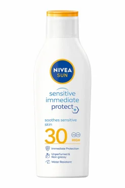 Nivea Sensitive Immediate Protect Soothing Sun Lotion SPF30 200 ml^ Solbeskyttelse