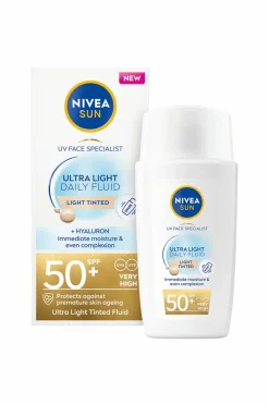 UV Face Daily Fluid Light Tinted Spf 50+ 40Ml Kropspleje|Kropspleje