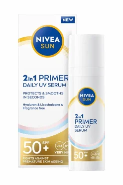 Hot UV Face 2IN1 Daily UV Serum Spf 50+ 30Ml Kropspleje|Kropspleje