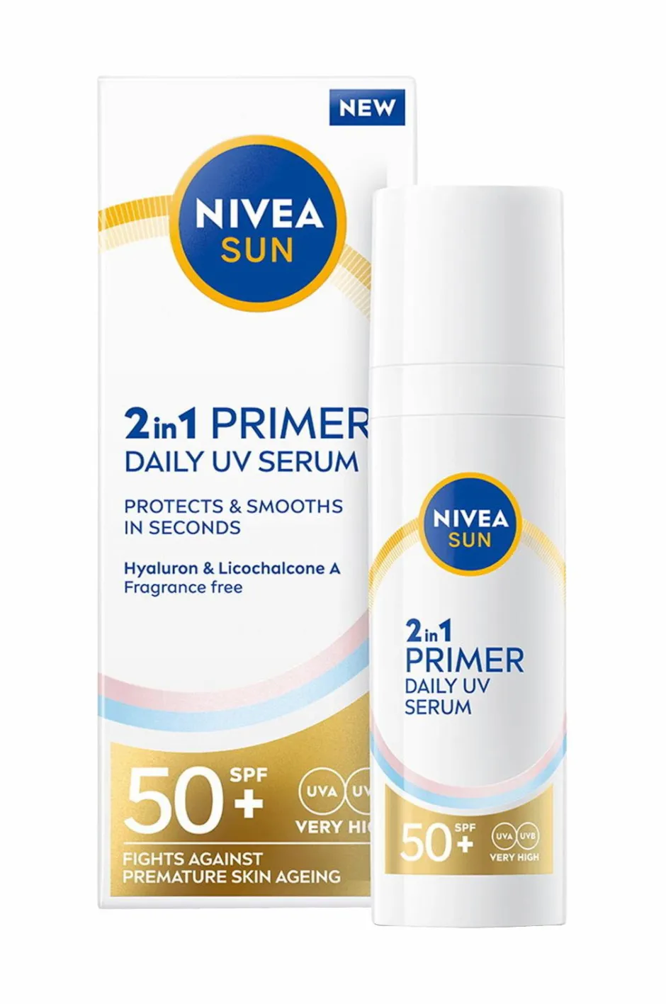 Hot UV Face 2IN1 Daily UV Serum Spf 50+ 30Ml Kropspleje|Kropspleje