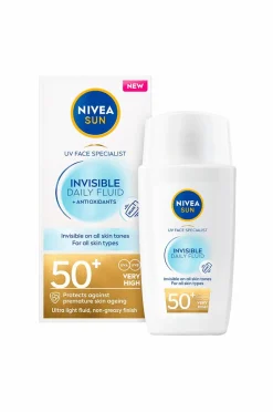 Discount UV Face Invisible Daily Fluid SPF 50+ Solbeskyttelse