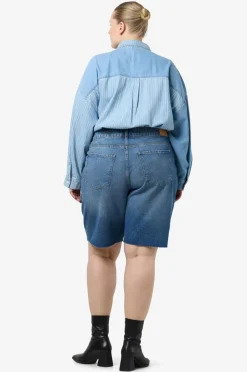Noisy May Curve Denimshorts nmHolla NW Loose Short AZ426MB Curv^Dame Shorts