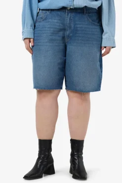 Noisy May Curve Denimshorts nmHolla NW Loose Short AZ426MB Curv^Dame Shorts