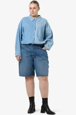 Noisy May Curve Denimshorts nmHolla NW Loose Short AZ426MB Curv^Dame Shorts
