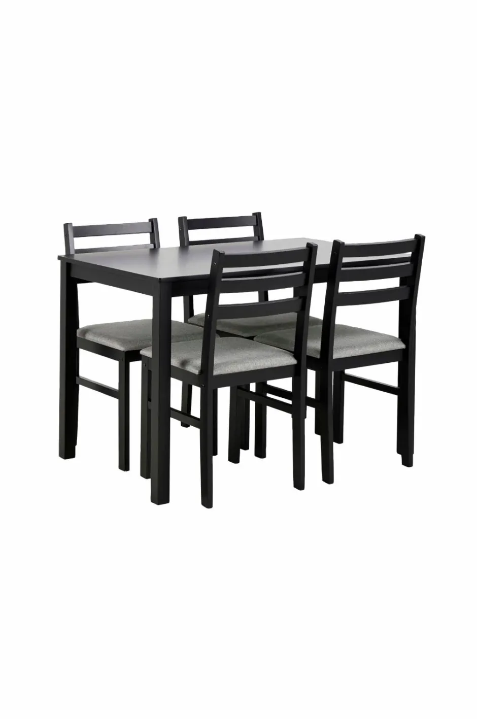NORDFORM Alicante rektangulært spisebordssæt med bord og 4 stole, 110x70x74,5 cm^ Spisegrupper