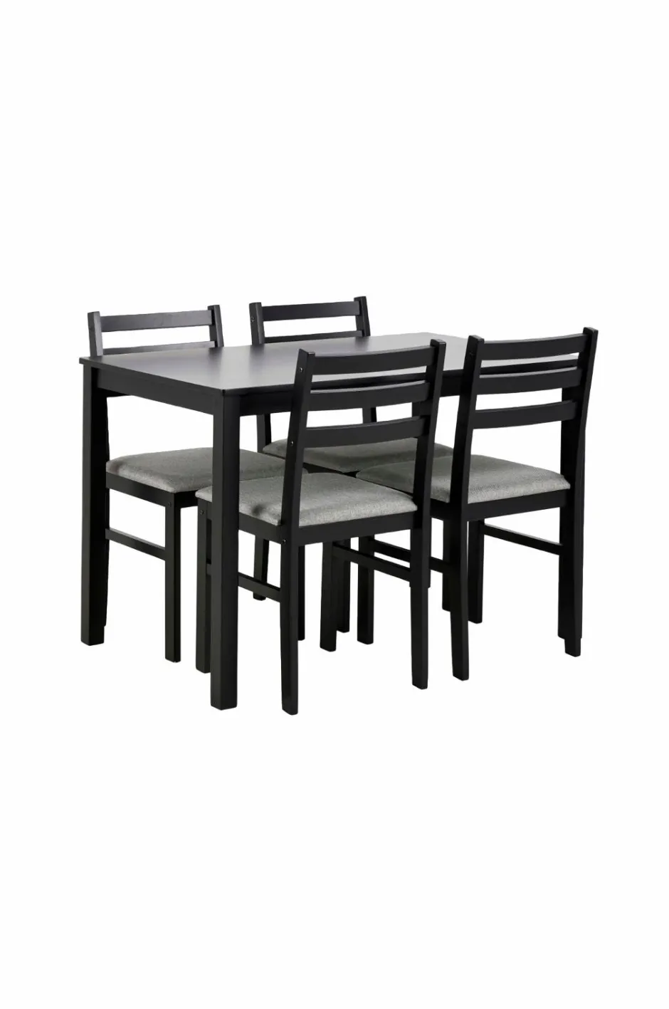 NORDFORM Alicante rektangulært spisebordssæt med bord og 4 stole, 110x70x74,5 cm^ Spisegrupper