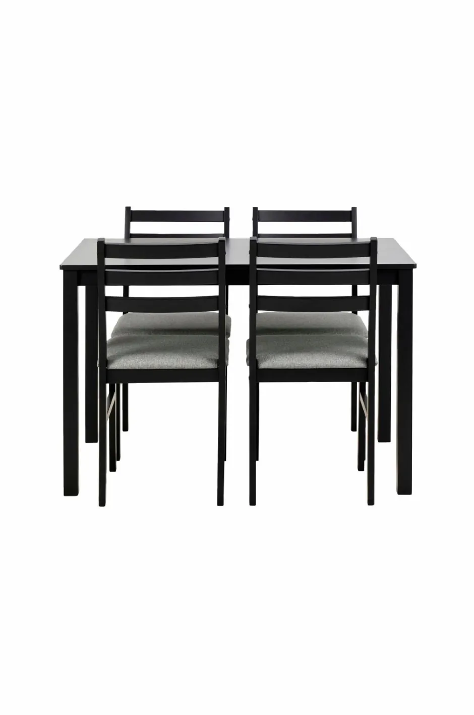 NORDFORM Alicante rektangulært spisebordssæt med bord og 4 stole, 110x70x74,5 cm^ Spisegrupper