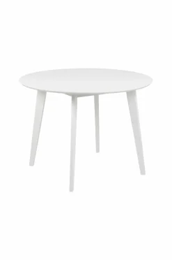 NORDFORM Roxby rundt spisebordssæt med bord og 4 stole, Ø105x76 cm^ Spisegrupper