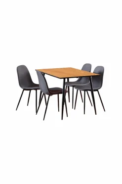 NORDFORM Wilma rektangulært spisebordssæt 120x80x75 cm combo 1^ Spisegrupper