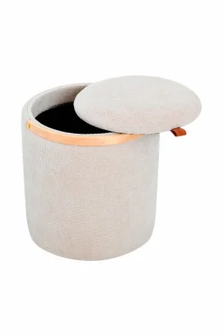 Nordic Furniture Group Puf med opbevaring Lykke^ Puffer & Fodskamler