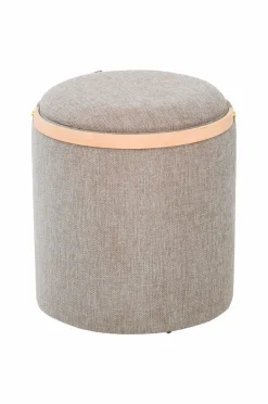 Outlet Puf med opbevaring Lykke Puffer & Fodskamler