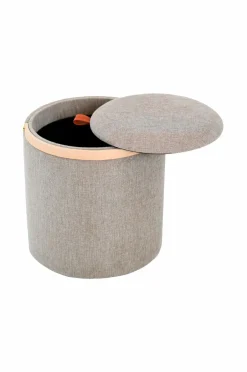 Outlet Puf med opbevaring Lykke Puffer & Fodskamler