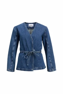 Online Denimblazer objMallie L/S LO Blazer E SS Fair 2 Dame Blazere & Veste