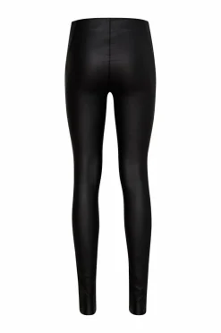 Leggings objBelle MW Coated Leggings Dame Tights & Leggings