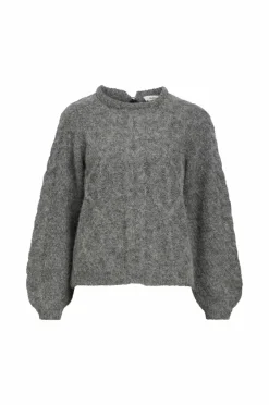 Object Trøje objSmilla Knit RE L/S Pullover^Dame Trøjer & Cardigans
