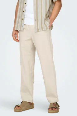 New Bukser onsSinus Loose 0007 Cot Lin Pant Bukser