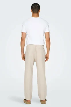 New Bukser onsSinus Loose 0007 Cot Lin Pant Bukser