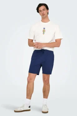 Hot Shorts Onskian Life Reg Seersucker Shorts Shorts