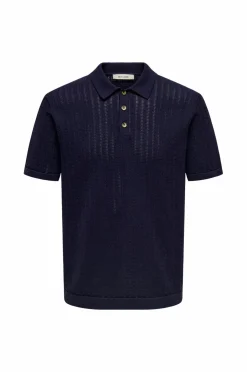 ONLY & SONS Trøje onsMoon Reg 12 SS Polo Knit^ Trøjer