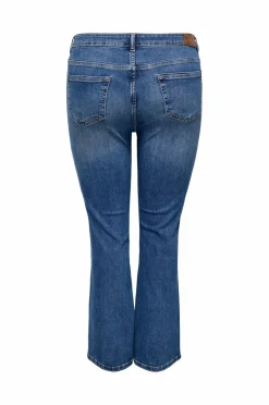 Discount Jeans carWilly HW Flared Rhinestone Dame Jeans
