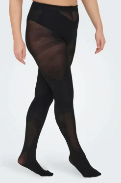 Only Carmakoma Strømpebukser carSaga 40 Den Tights 2-pak^Dame Strømpebukser