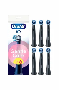 Clearance Børstehoved iO Gentle Care Black 6-pak Tandpleje