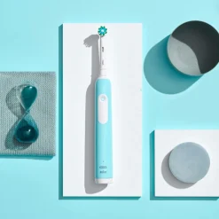 Oral B El-tandbørste Pro1 Turquoise + Ekstra Refill^ Tandpleje