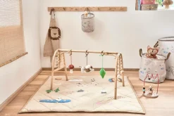 OYOY Living Design Forklæde Striped Demin Lion^ Køkkentekstiler