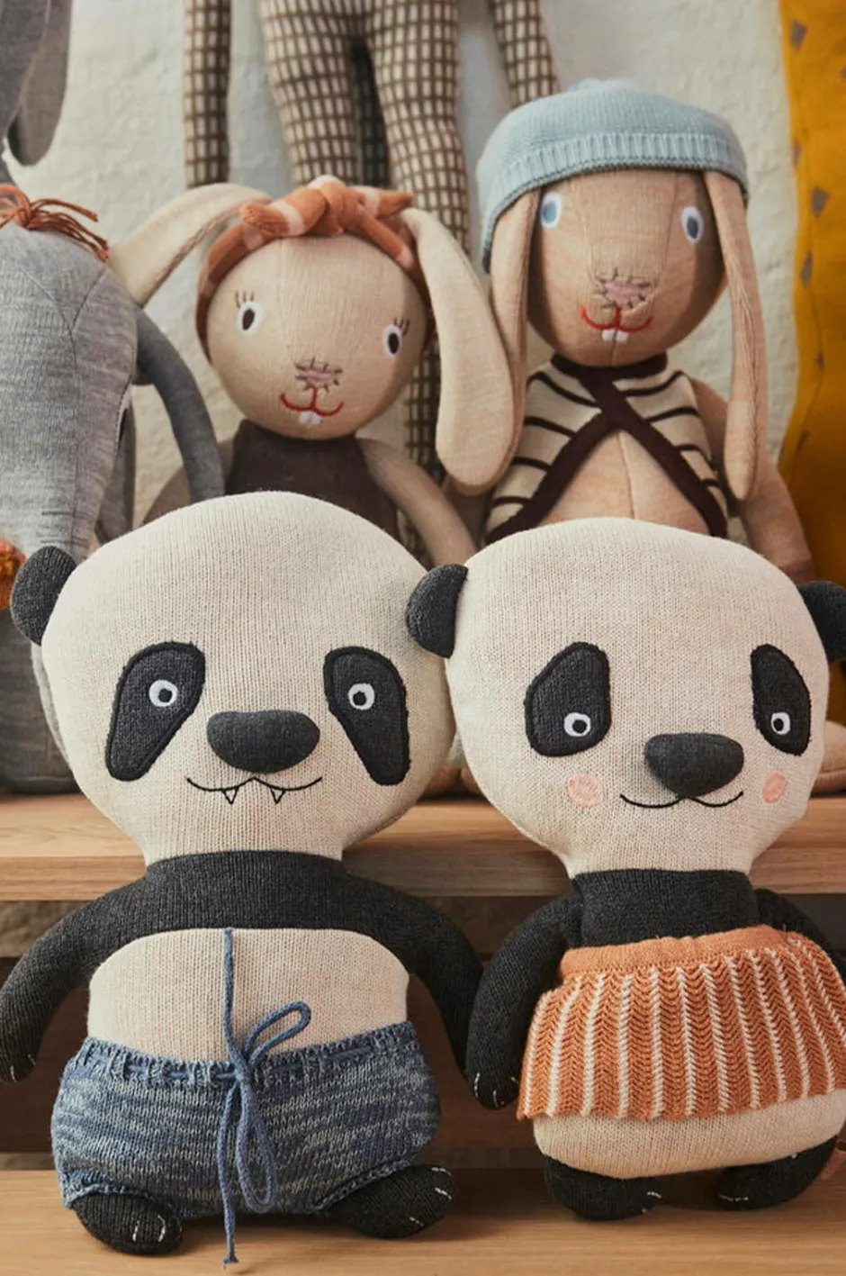 OYOY Living Design Panda Bjørn Lun Lun^Børn Dukker, Figurer & Tøjdyr|Musikinstrumenter