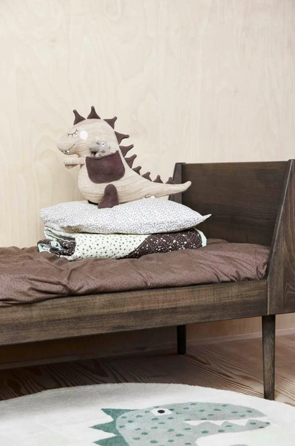 OYOY Living Design Tæppe Billy Dino^Børn Børnegulvtæpper|Uldtæpper
