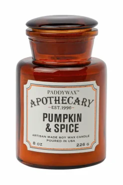 Paddywax Apothecary Stearinlys i glaskrukke 8 oz / 226 g - Pumpkin Spice^ Rumduft