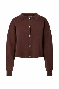 Online Cardigan pcJassy LS Polo Knit Dame Trøjer & Cardigans